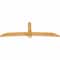 Ekena Millwork Bellingham Rough Sawn Timber Gable Bracket, Western Red Cedar, 108"W x 36"H x 4"D x 6"F, 8/12 Pitch GBW108X36X0406BEL00RWR - alternate 5